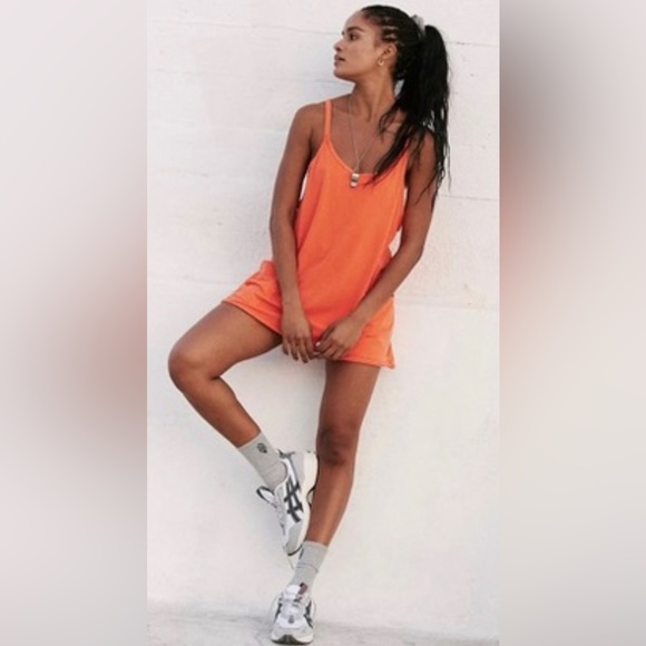 Free People Hot Shot Mini Dress in Hot Watermelon NWOT Size XS & Small - Picture 8 of 10